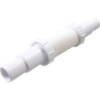 Flomasta Push-Fit Flexible Waste Pipe White 40mm x 330 - 570mm (821JN)