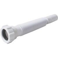 Flomasta Flexible Waste Pipe White 32mm x 300-700mm (911JN)
