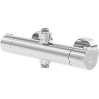 Swirl Exposed Shower Mixer Fixed Chrome (954KF)