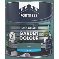 Fortress Multi-Surface Garden Paint Matt Thyme 2.5Ltr (517PC)