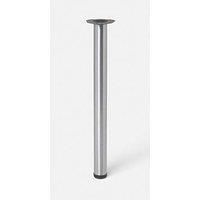 Worktop Leg Brushed Chrome 875-900mm (545PC)