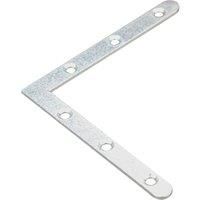 Essentials Angle Plates Silver 75mm x 75mm x 22mm 10 Pack (590TE)