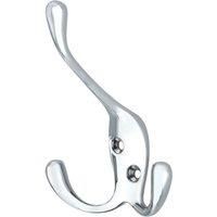 Essentials Tri-Hook Polished Chrome 100mm (255TA)