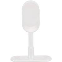 Essentials Oval Rail End Brackets White 31mm 2 Pack (462TA)