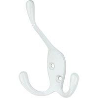 Essentials Tri-Hook White 100mm (754TA)