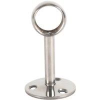 Essentials Rail Centre Brackets Polished Stainless Steel 33mm 2 Pack (353TA)