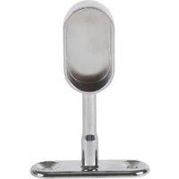 Essentials Oval Rail End Brackets Polished Stainless Steel 31mm 2 Pack (655TA)