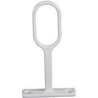 Essentials Rail Centre Bracket White 31mm (338TA)