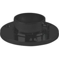 Essentials Rail End Sockets Black 25.5mm 2 Pack (558TA)