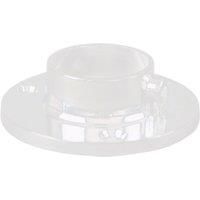 Essentials Rail End Sockets White 25mm 2 Pack (932VE)