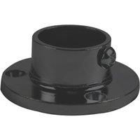 Essentials Rail End Sockets Black 19.5mm 2 Pack (316TA)