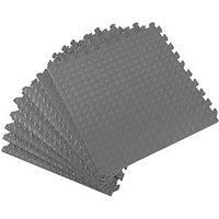 Interlocking Floor Tiles Grey 20mm 8 Pack (145PH)
