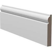 Primed MDF Torus Skirting 2400mm x 119mm x 18mm 4 Pack (724RE)