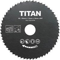 Titan Wood/Metal Circular Saw Blade 85mm x 15mm 60T (809PT)