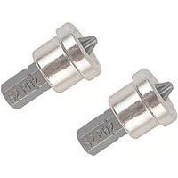 Titan 6.35mm 25mm Hex Shank PH2 Screwdriver Bits 2 Pack (725PT)