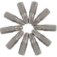 Titan 6.35mm 25mm Hex Shank PZ3 Screwdriver Bits 10 Pack (368PR)
