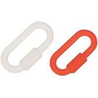 Essentials Quick Links Red & White 26.5mm 20 Pack (663RE)