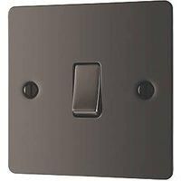 LAP 20A 16AX 1-Gang 2-Way Light Switch Black Nickel (374PN)