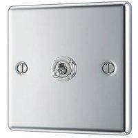 LAP 20A 16AX 1-Gang 2-Way Toggle Switch Polished Chrome (163PN)