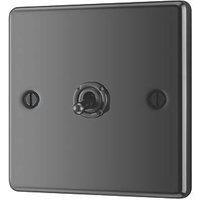 LAP 20A 16AX 1-Gang 2-Way Toggle Switch Black Nickel (508PN)