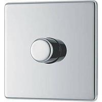 LAP 1-Gang 2-Way LED Dimmer Switch Polished Chrome with Colour-Matched Inserts (634PN)