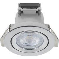 LAP Ubertas Tilt LED Downlight Polished Chrome 4W 450lm (956RE)