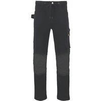 Site Dunnell Stretch Multi-Pocket Trousers Black 40" W 32" L (492VJ)