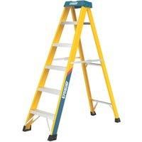 Erbauer Fibreglass 1.62m 6 Step Swingback A Frame Step Ladder (347RA)