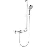 Ilovik Rear-Fed Exposed Chrome Thermostatic Shower Kit (465VE)