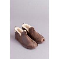 Leather Slipper Boot
