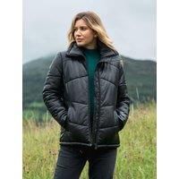 'Parton' Leather Padded Jacket