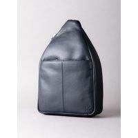 Langdale Leather Backpack (Navy)