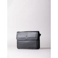 'Enderby' Flapover Leather Cross Body Bag