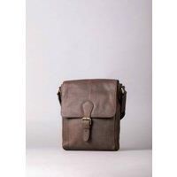'Hutton' Leather Reporter Bag