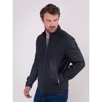 Lakeland Leather Men's 'Crook' Leather Jacket in Navy | Size: 38