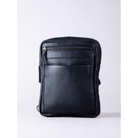 'Explorer' Leather Messenger Bag