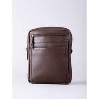 'Explorer' Leather Messenger Bag