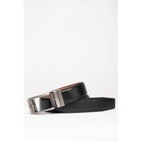 Lakeland Leather Men's 'Rigg' Leather Ratchet Belt in Black