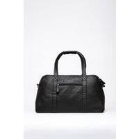 Lakeland Leather Men's 'Silloth' Leather Medium Holdall in Black