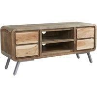 IH Design Retro Metal & Wood TV Cabinet