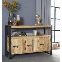 IH Design Upcycled Industrial Mintis Sideboard With 3 Doors