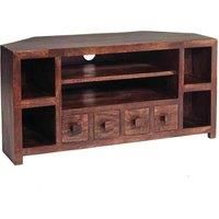 IH Design Dakota Mango Wood Corner TV Unit