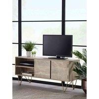 IH Design Plasma Media Unit Dallas Light Mango Wood