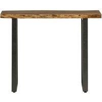 IH Design Natural Essential Live Edge Console Table