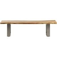 IH Design Natural Essential Live Edge Large Dining Bench