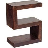 IH Design Dakota Mango Wood S Shape Display Unit