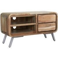 IH Design Retro Metal & Wood Medium TV Unit