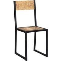 IH Design Upcycled Industrial Mintis Metal And Wood Chair