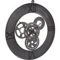 IH Design Large Industrial Style Clock Factory Metal