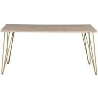 IH Design Rectangular 6 Seater Dining Table Dallas Light Mango Wood